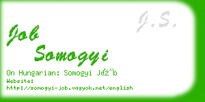 job somogyi business card